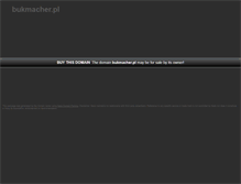 Tablet Screenshot of bukmacher.pl